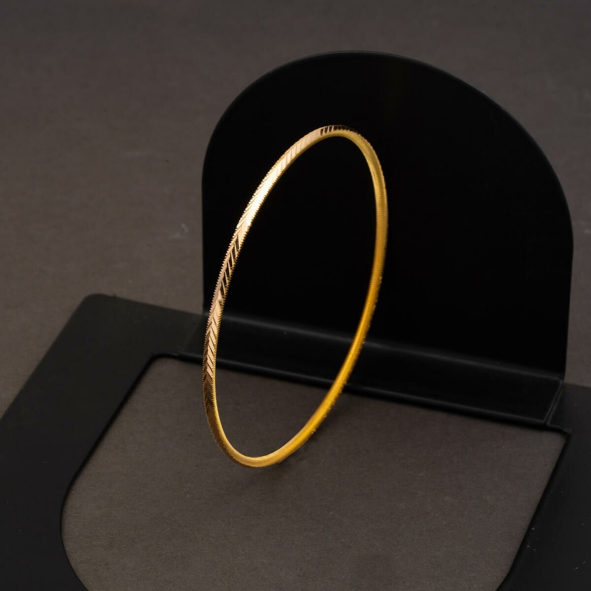 22K Yellow Gold Everyday Wheat Ajda Bangle Set
