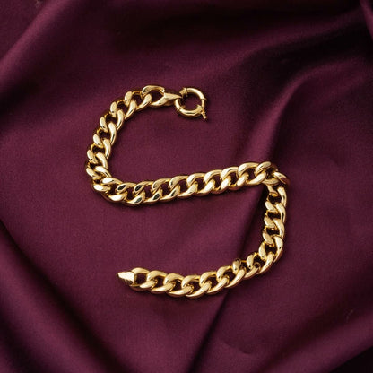 14K Yellow Gold Curb Bracelet (11.98 g)