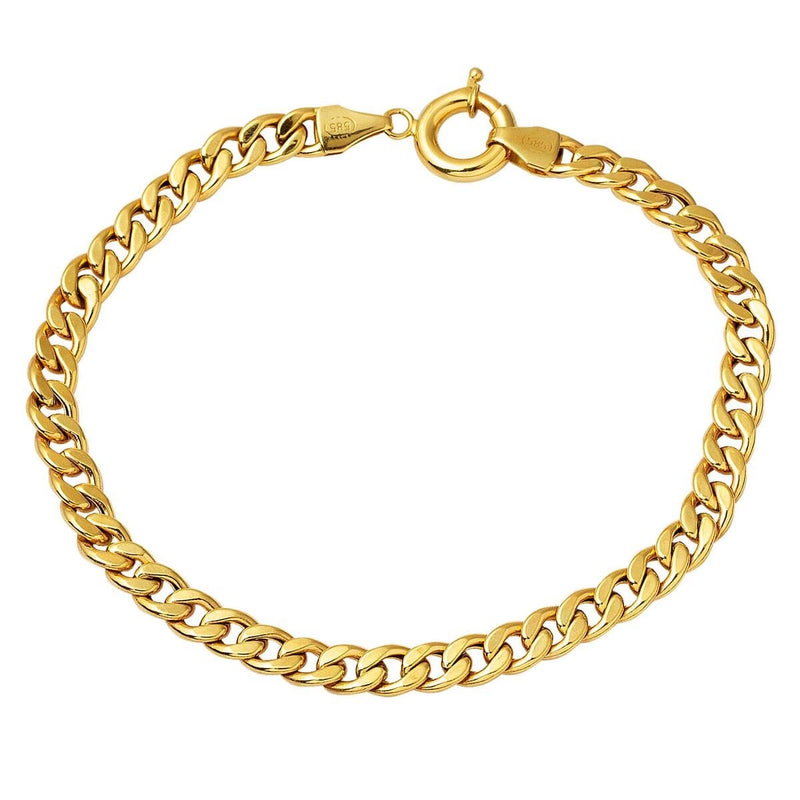 14K Yellow Gold Curb Chain Bracelet (5.11 g)