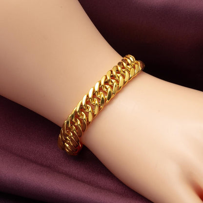 22K Yellow Gold Curb Bracelet (21.15 g)