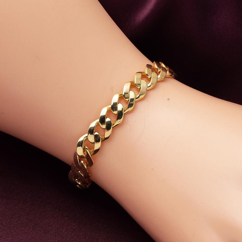 14K Yellow Gold Curb Chain Bracelet (10.61 g)