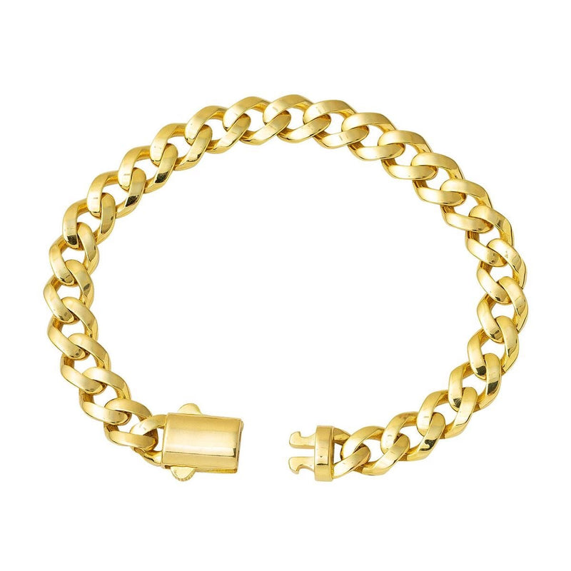 14K Yellow Gold Curb Chain Bracelet (10.61 g)