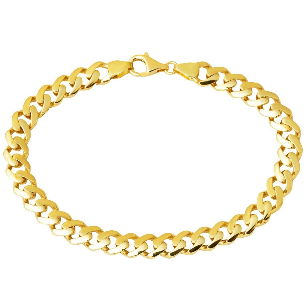 14K Yellow Gold Curb Chain Bracelet (8.3 g)