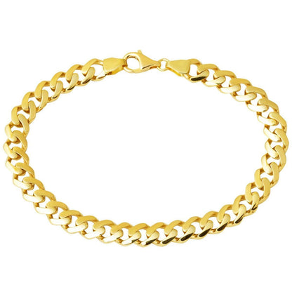 14K Yellow Gold Curb Chain Bracelet (8.3 g)