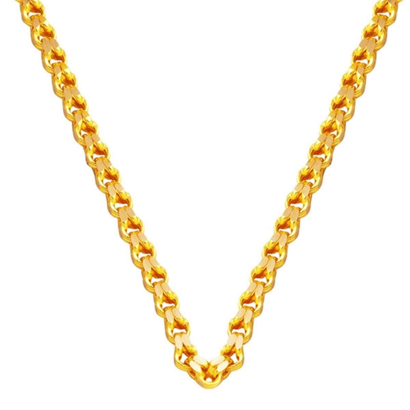14K Yellow Gold Guverse Chain 60 cm
