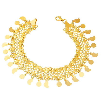 22K Yellow Gold Seed Bracelet
