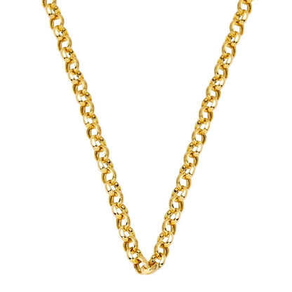 14K Green Gold Hoop Chain