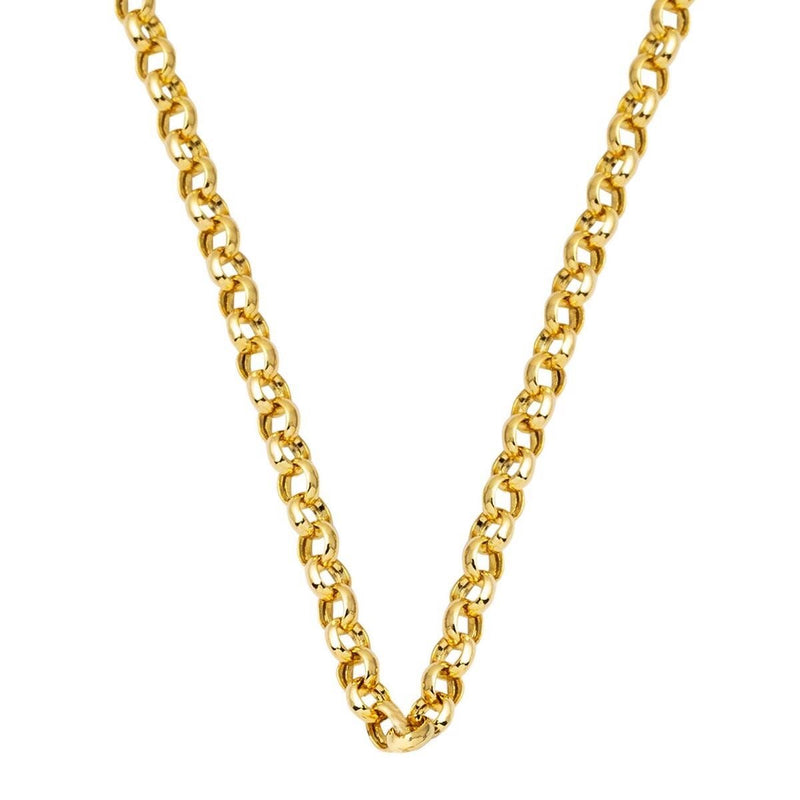 14K Green Gold Hoop Chain
