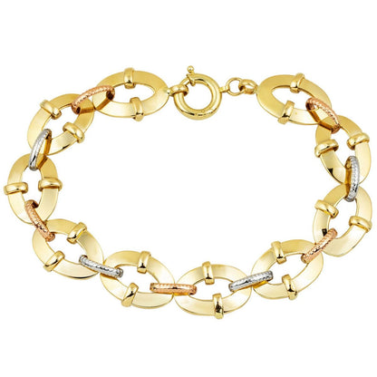 14K Yellow Gold Hoop Bracelet