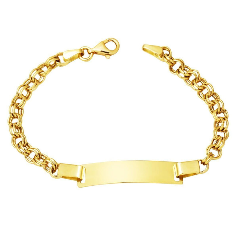 14K Yellow Gold Hoop Children's Bracelet