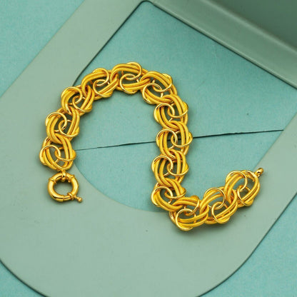 22K Yellow Gold Hoop Bracelet (13.3 g)