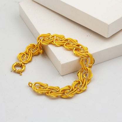 22K Yellow Gold Hoop Bracelet (13.3 g)