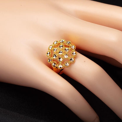 14K Yellow Gold Harem 3-Piece Cubic Zirconia Jewelry Set