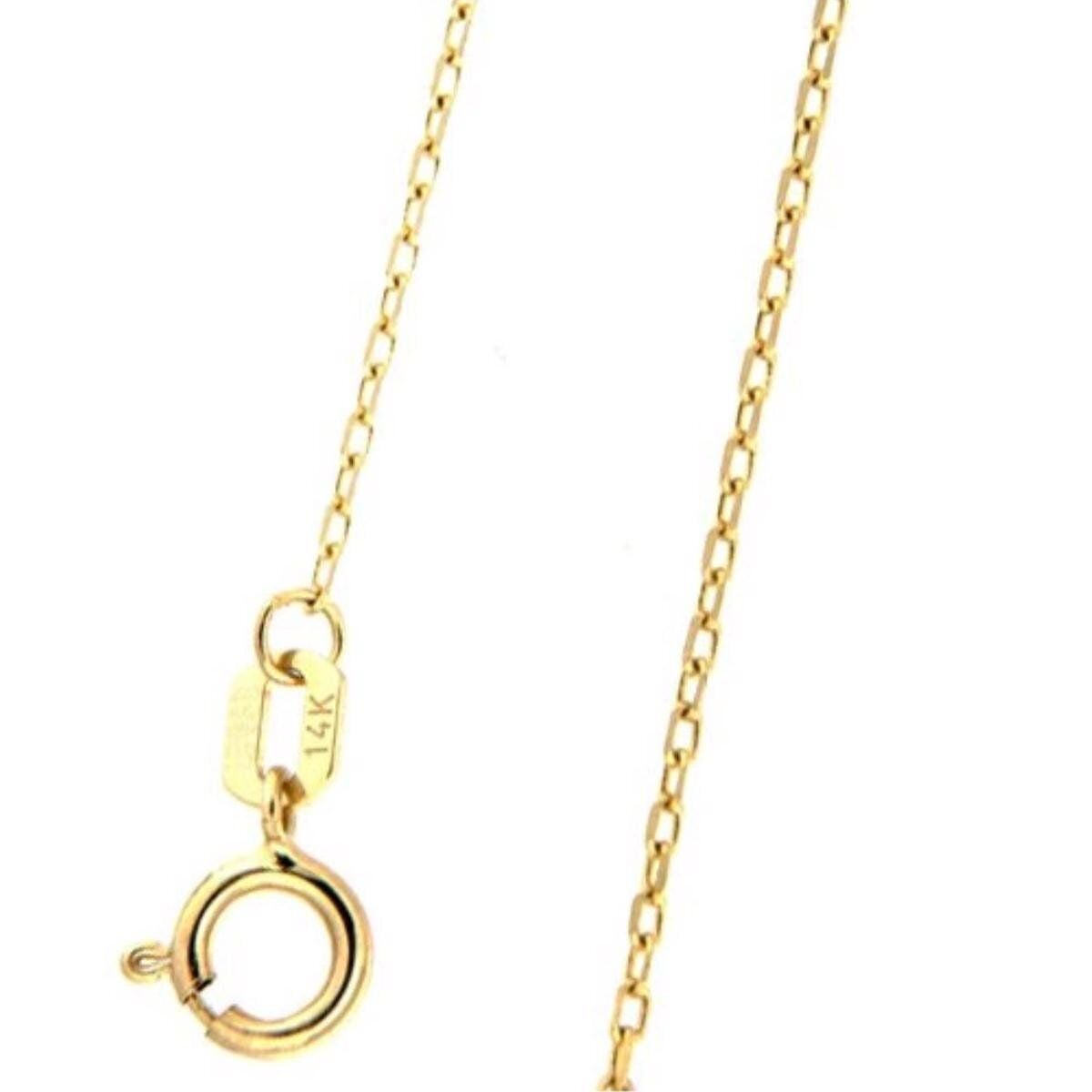 14K Yellow Gold Classic Chain 45 cm