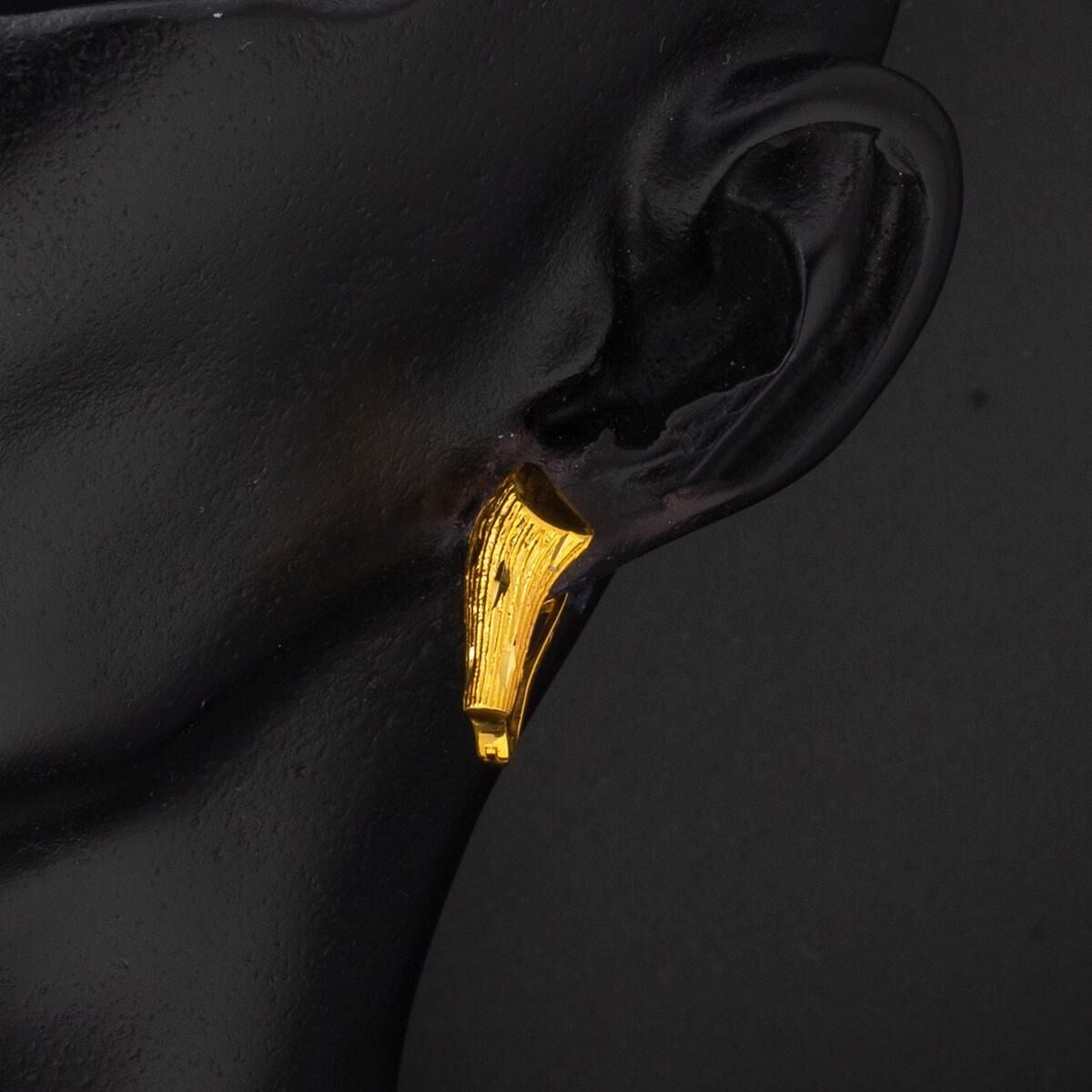 22K Yellow Gold Life Tree Earrings