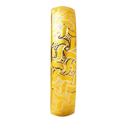 22K Yellow Gold Life Flower Bangle
