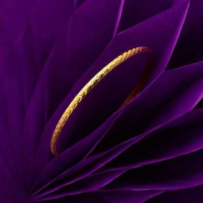 14K Yellow Gold Gift Wedding Bangle