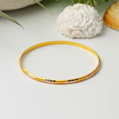 14K Yellow Gold Gift Jewelry Bangle