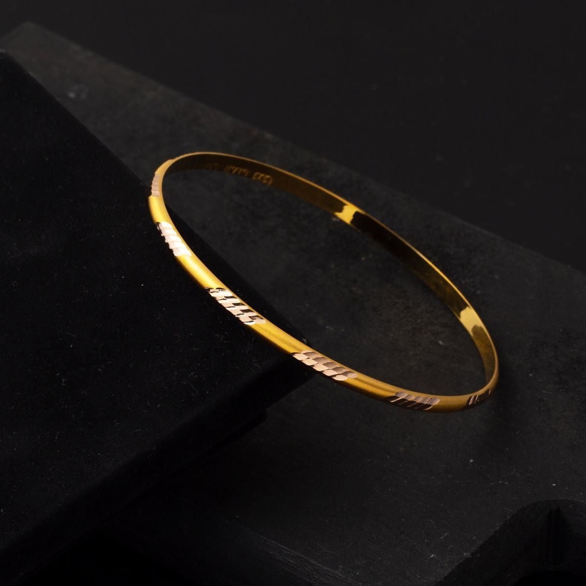 14K Yellow Gold Gift Jewelry Bangle