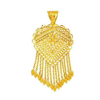 22K Yellow Gold Indian Style Necklace