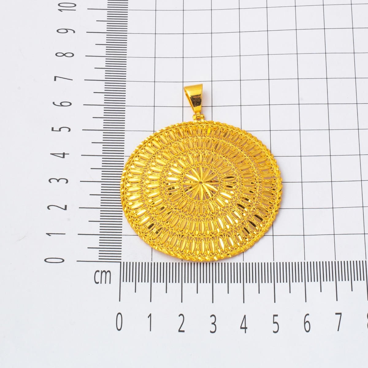 22K Yellow Gold Indian Style Necklace (18.33 g)