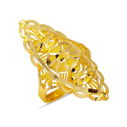 14K Yellow Gold Indian Style Ring