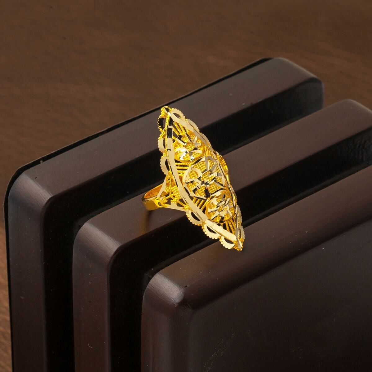 14K Yellow Gold Indian Style Ring