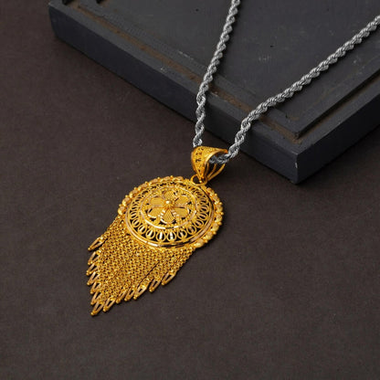 22K Yellow Gold Indian Style Pendant (11.64 g)