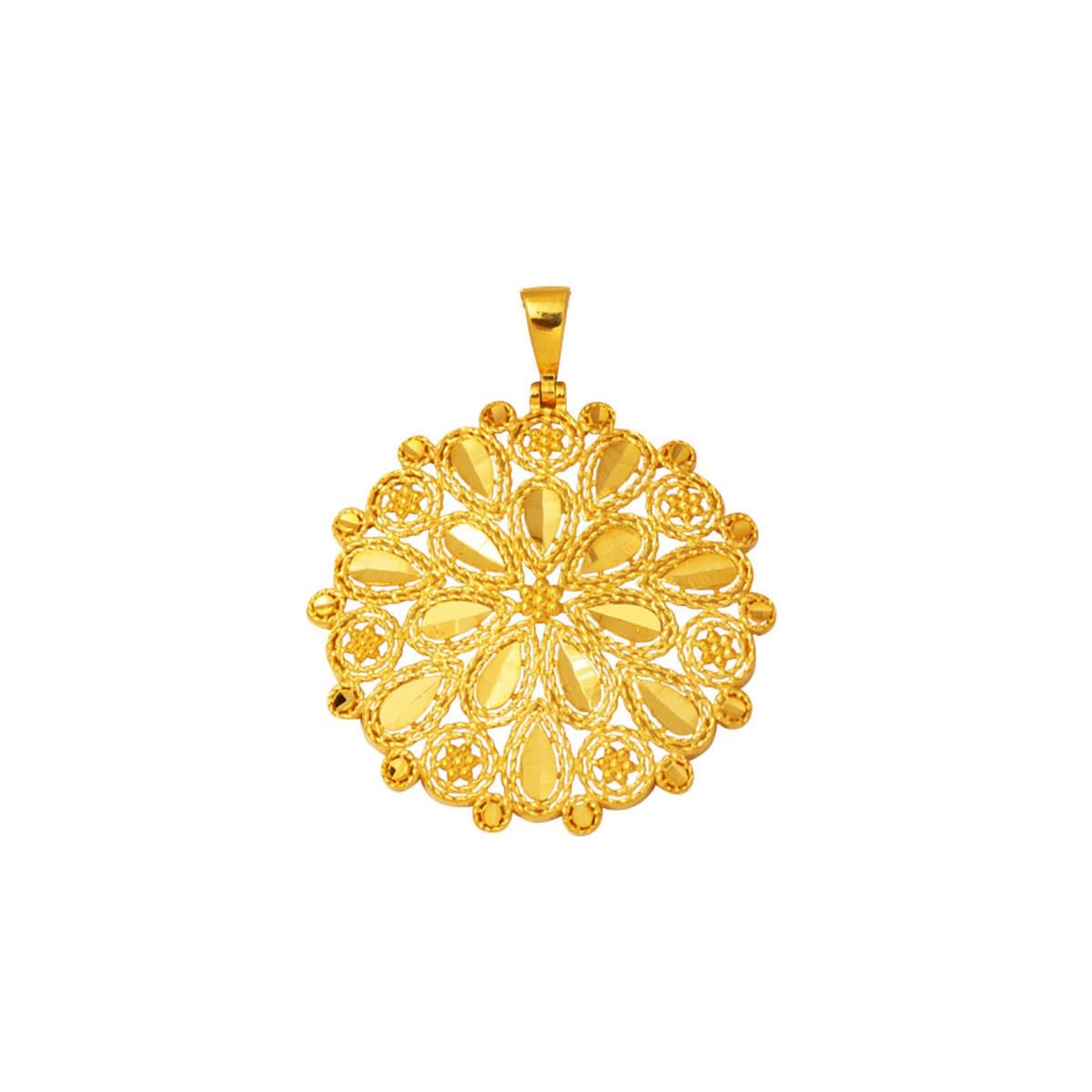 22K Yellow Gold Hittite Design Pendant