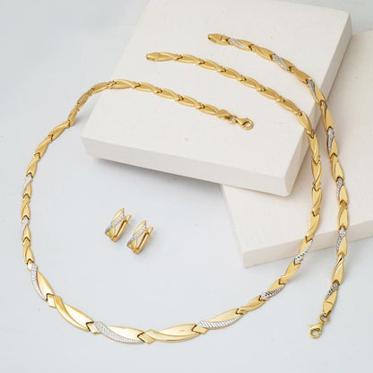 14K Yellow Gold Hittite Jewelry Set