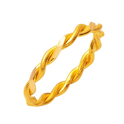 22K Yellow Gold Double Twisted Ring (3.57 g)
