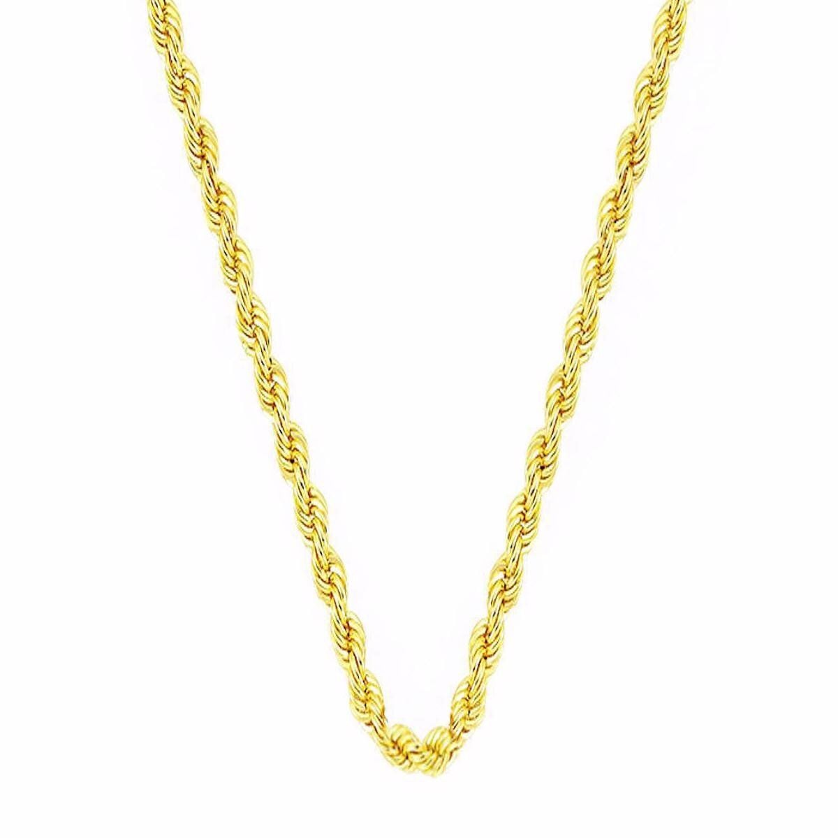 14K Yellow Gold 40 cm Thin Twisted Chain