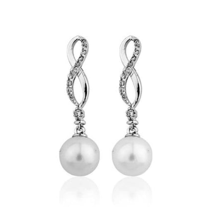 14K White Gold Pearl Jewelry Set