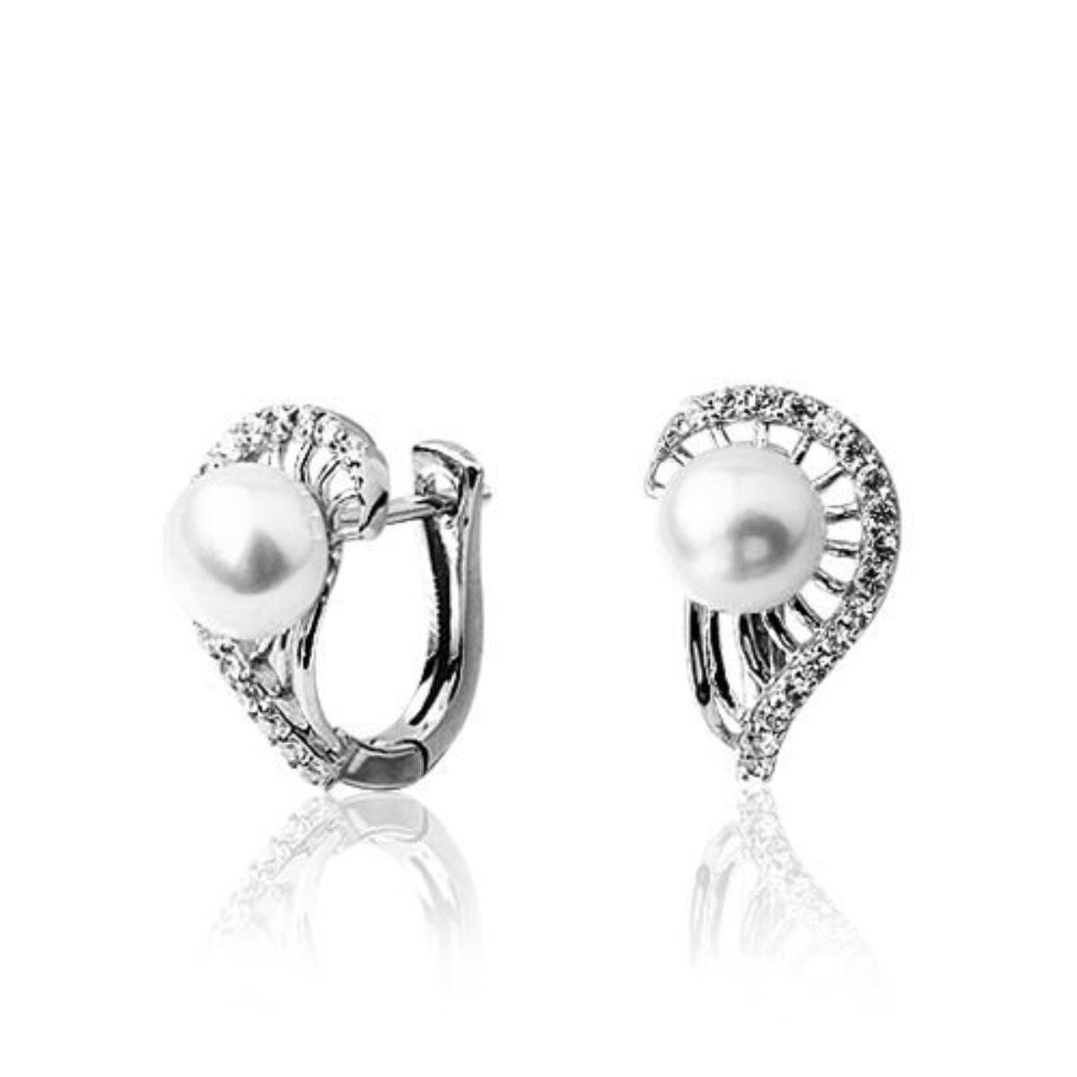14K Yellow Gold Double Tone Pearl Jewelry Set