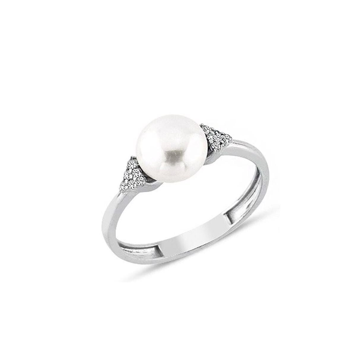 14K White Gold Inera Pearl Jewelry Set | Goldia.com