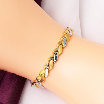 14K Yellow Gold Insta Bracelet