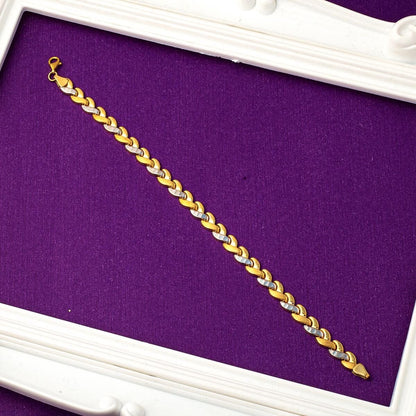 14K Yellow Gold Insta Bracelet