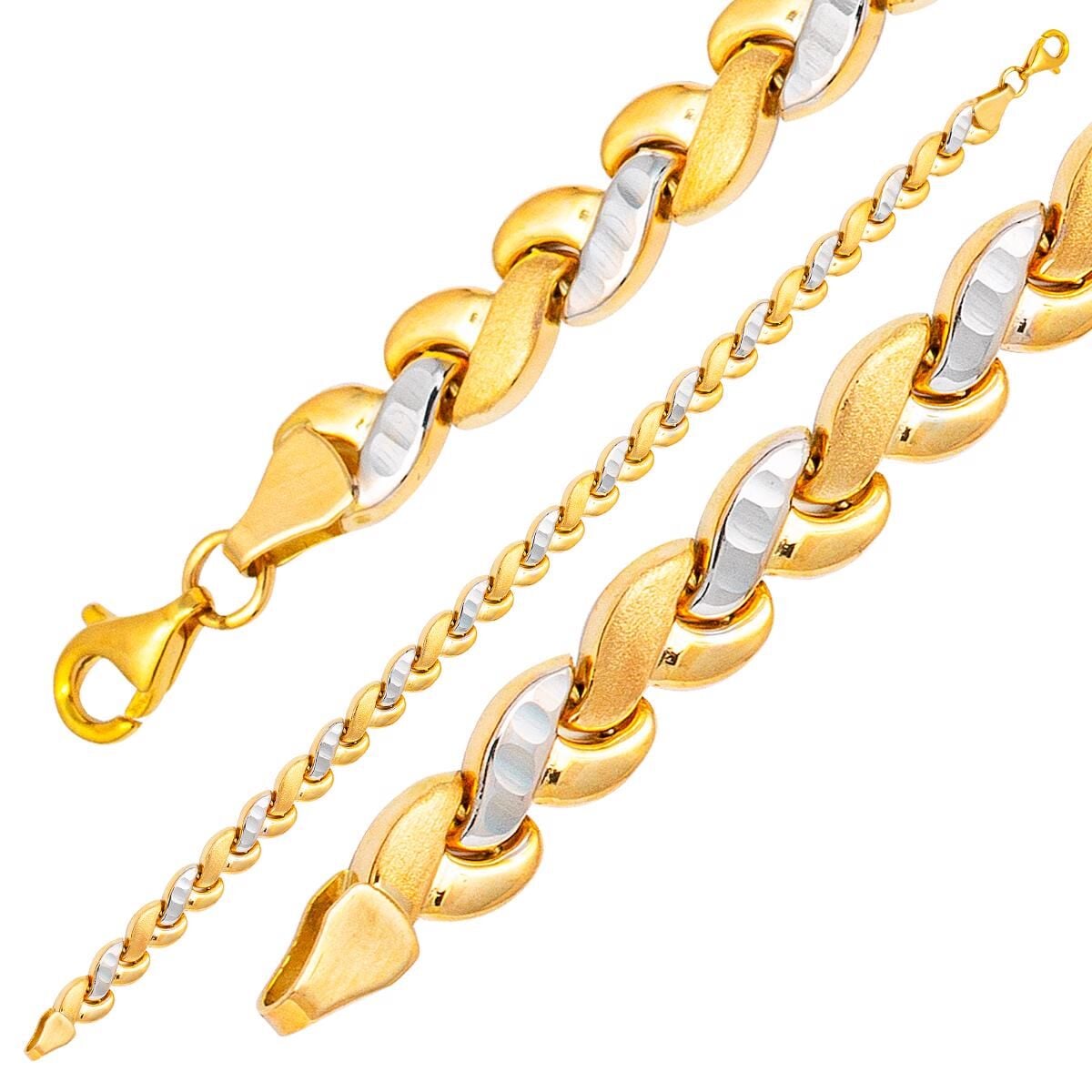 14K Yellow Gold Insta Bracelet