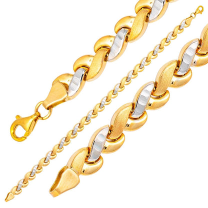 14K Yellow Gold Insta Bracelet
