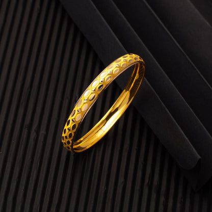 14K Yellow Gold Insta Children's Bangle