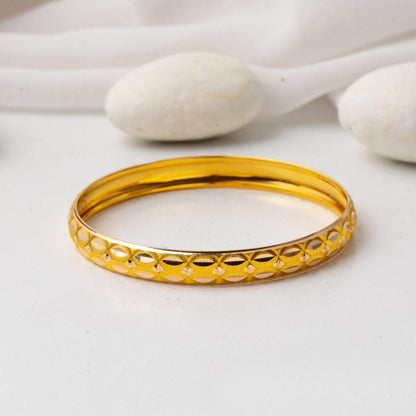 14K Yellow Gold Insta Children's Bangle