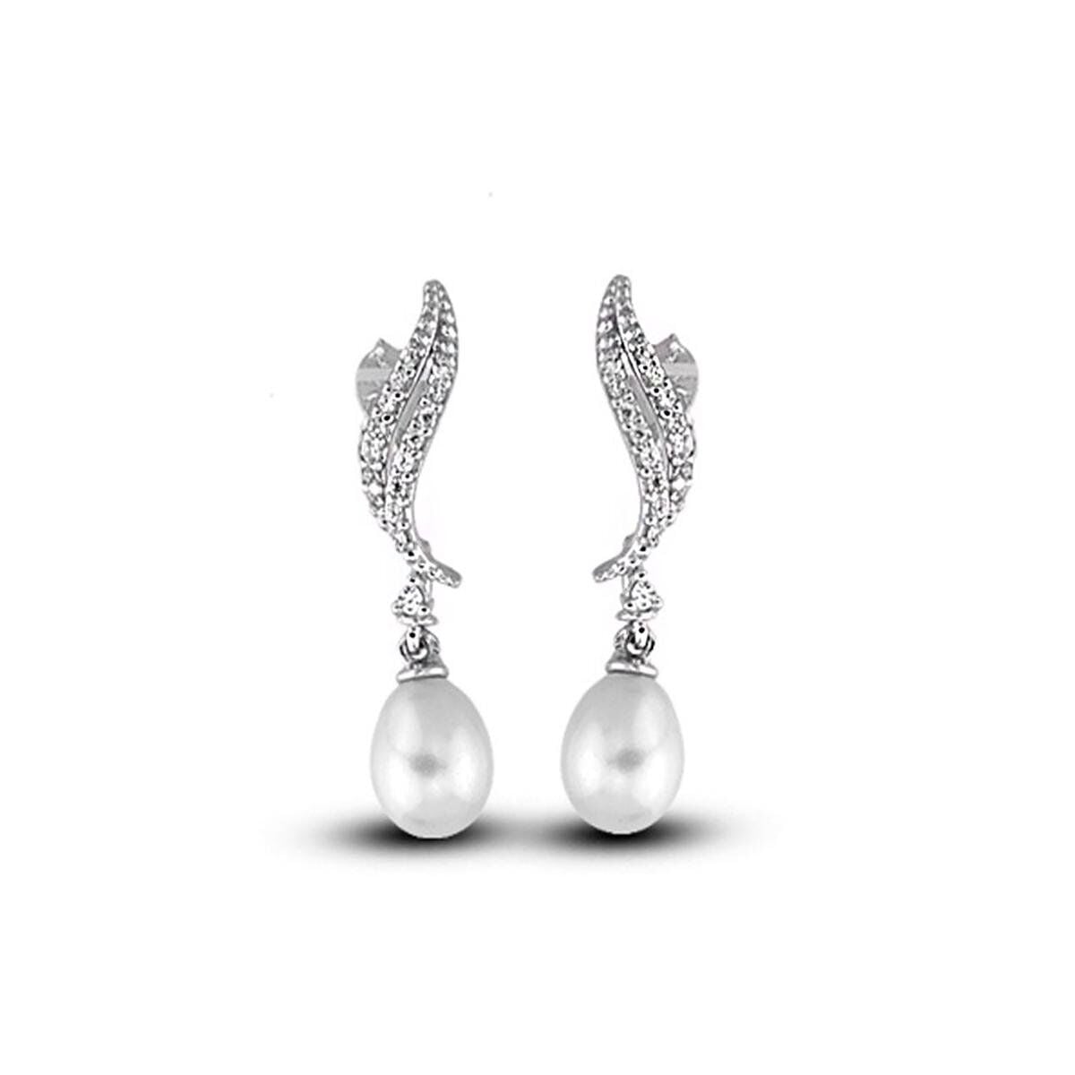 14K White Gold Isabella Pearl Set