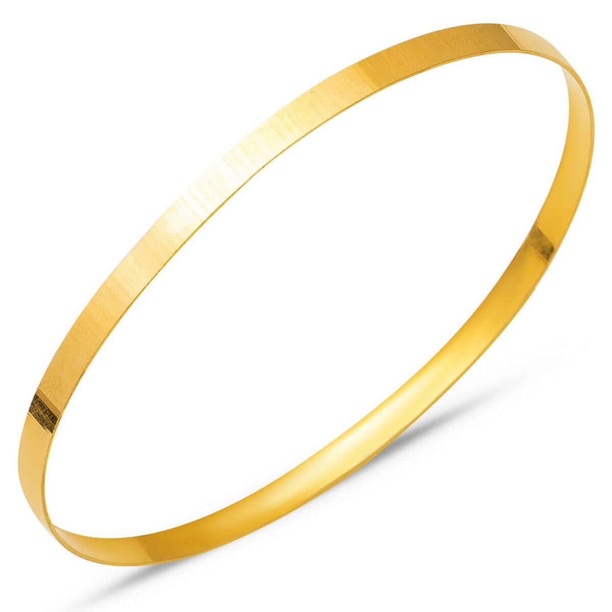 22K Yellow Gold Investment Wire Bangle