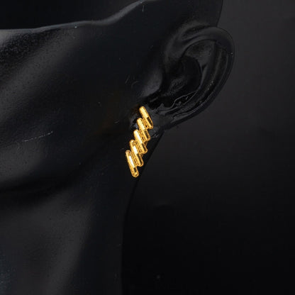 14K Yellow Gold Sparkling Wedding Set