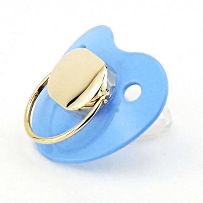 14K Yellow Gold Personalized Name Gift Pacifier Charm