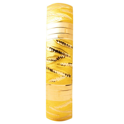 22K Yellow Gold Investment Engraved Bangle