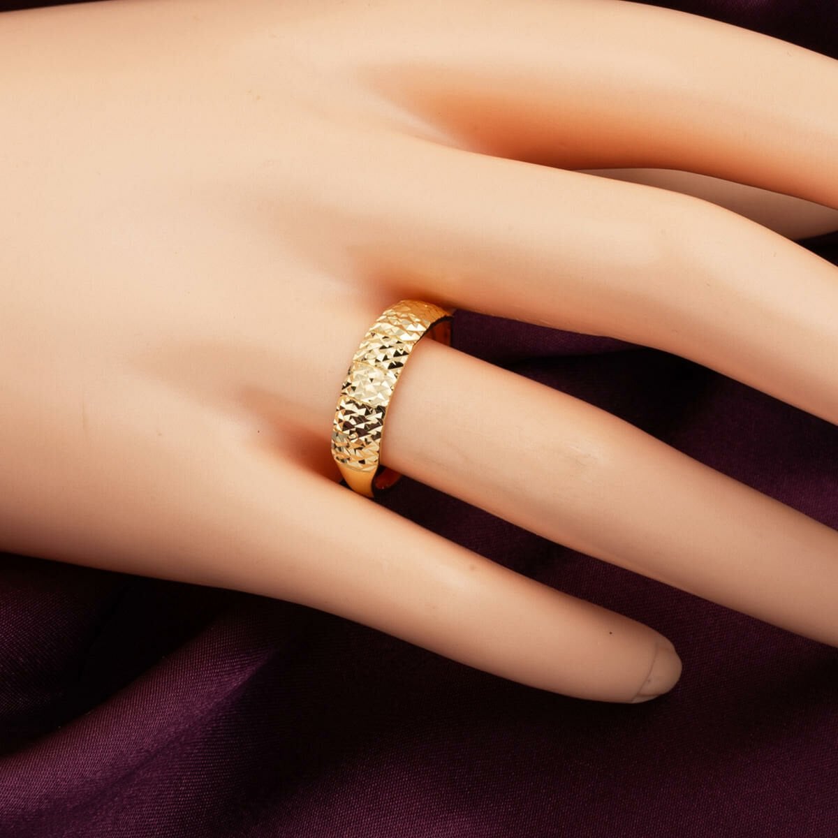 14K Yellow Gold Italian Tennis Jewelry Set
