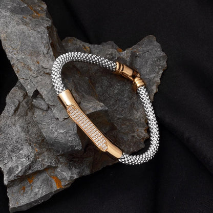 14K Rose Gold Jessica Cubic Zirconia Bracelet