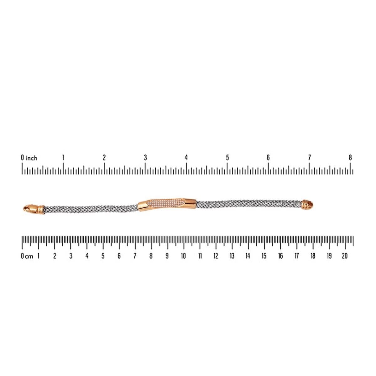 14K Rose Gold Jessica Cubic Zirconia Bracelet