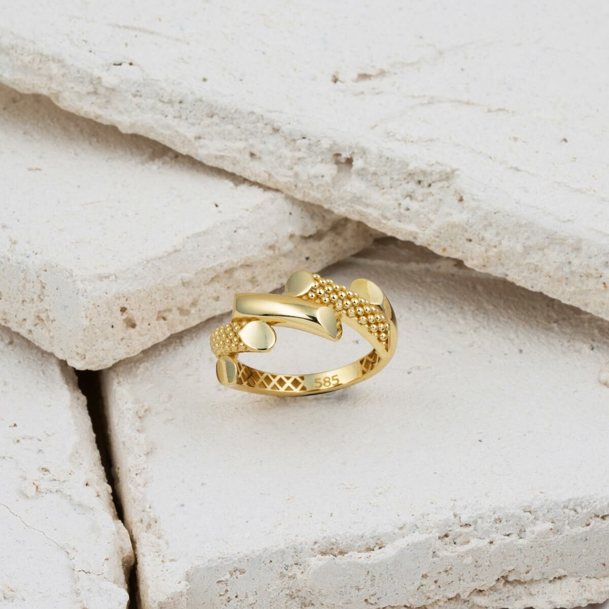14K Yellow Gold Jessica Ring